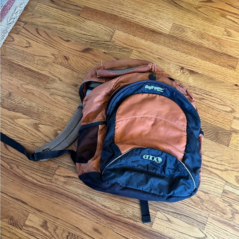 Stylish Copper and Black Backpack